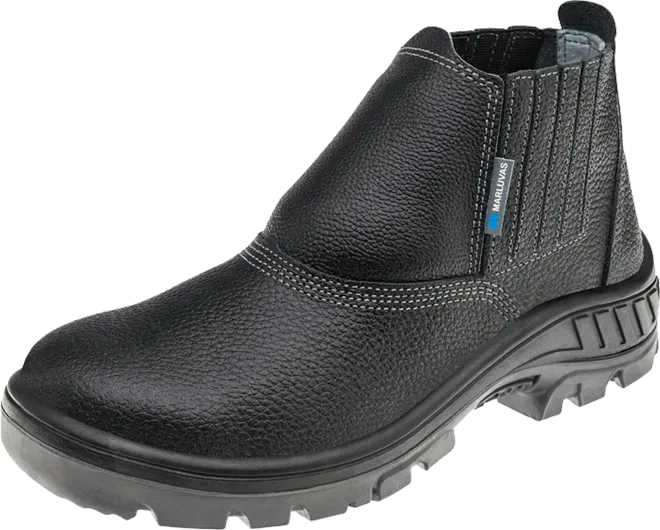 Bota de Segurança Marluvas 95B19 A PA em Couro Bico e Palmilha Antiperfuro de Aço CA 41430