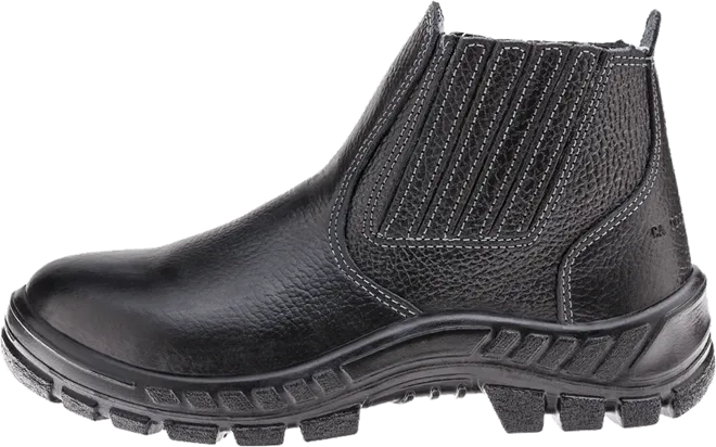 Bota de Segurança Marluvas 60B19-GI-A em Couro com Bico de Aço Para Alta Temperatura Até 300º CA 12217