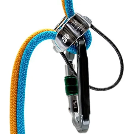 Descensor Freio Duplo Tubular ATC Silver Sideup em Alumínio para corda 8 a 12mm SU0794