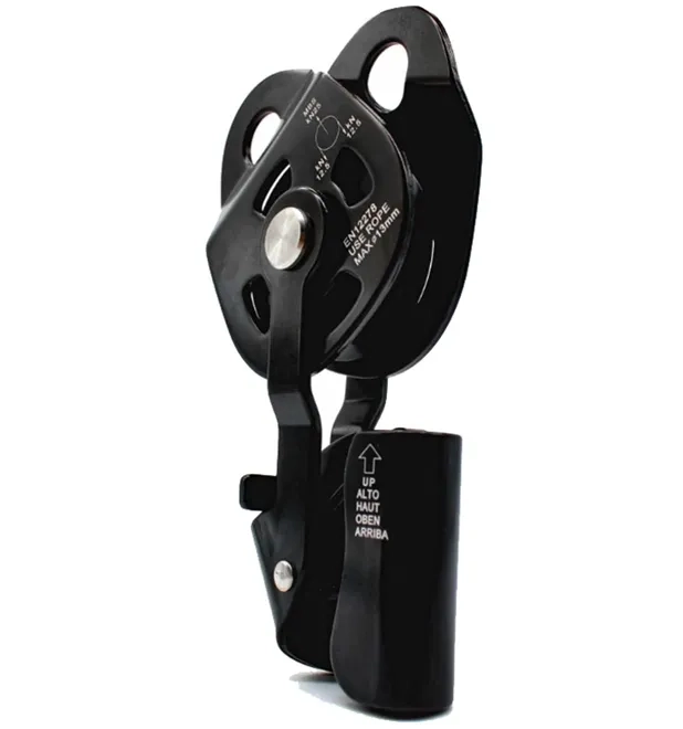 Polia Oscilante em Alumínio com Sistema Anti Retorno 25KN USCLIMB UC1009