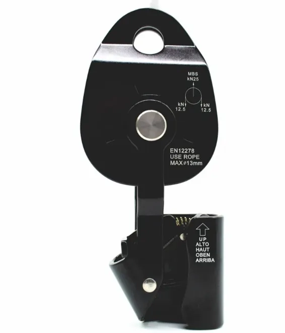 Polia Oscilante em Alumínio com Sistema Anti Retorno 25KN USCLIMB UC1009