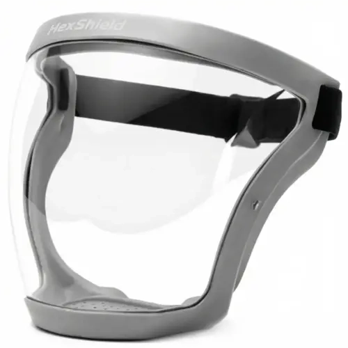 Protetor Facial Anatômico HexPro HexShield Home Antiembaçante CA 49438