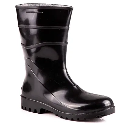 Bota de Pvc Bracol 82BPC600 Acqua Flex Cano Curto Com Forro Preta CA 37456