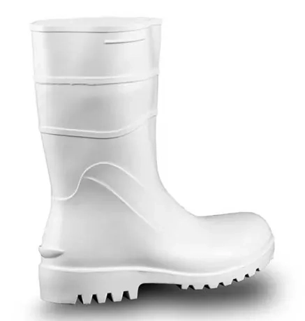 Bota de Pvc Bracol 82BPC600 Acqua Flex Cano Curto Com Forro Branca CA 37456