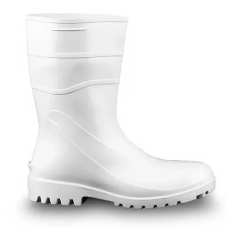 Bota de Pvc Bracol 82BPC600 Acqua Flex Cano Curto Com Forro Branca CA 37456