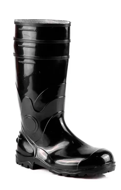 Bota de PVC Impermeável Preta Cano Longo Acqua Lev Bracol CA 37455