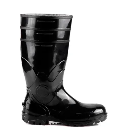 Bota de PVC Impermeável Preta Cano Longo Acqua Lev Bracol CA 37455