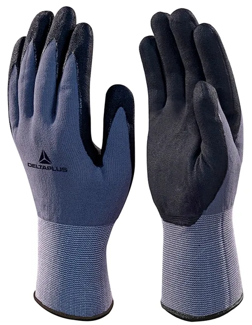 Luva de Proteção Delta Plus VE726 em Poliamida Spandex com Revestimento Nitrílico CA 41330