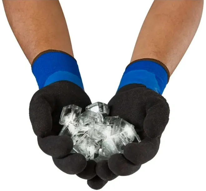 Luva Super Safety Ice em Poliamida com Isolamento em Lã para Baixa Temperatura CA 43440