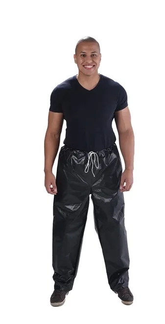 Calça de Chuva em Trevira Preta Vinilseg KP400 CA 34472