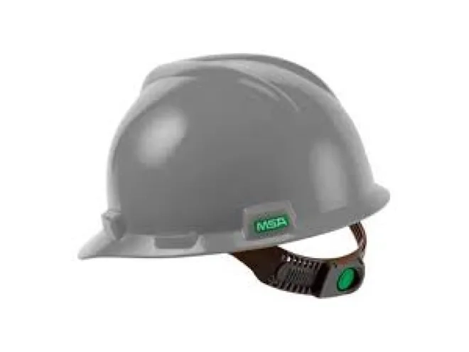Capacete MSA V-GARD Completo Com Suspensão Push Key e Jugular Classe B CA 498