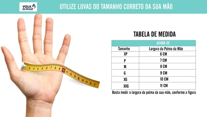 Luva de Proteção Impacto CUT R1 Volk Resistência Mecânica e Térmica CA 43287