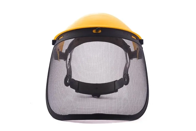Suporte Facial com Catraca Camper 800304 + Viseira Malha de Aço 8x12 Camper 800312