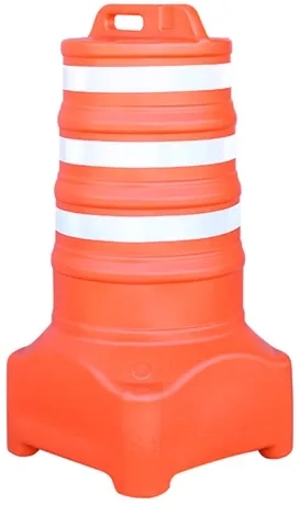 Cone Balizador Fit de Sinalização Refletivo 110 CM Plastcor 600.31348 Laranja e Branco