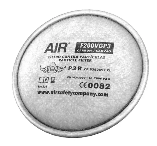 Filtro Air F200VGP3 Alta Eficiência Para Prticulados Com Carvão Ativo Com Alívio de  Gases ácidos e Orgânicos PAR