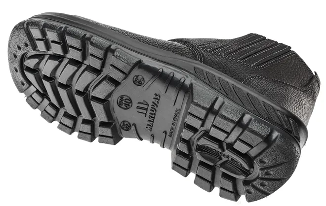 Bota de segurança em Couro Marluvas 30B19-CPAP-PAD Bico Composite Solado Antiperfurante CA 47225