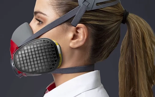 Máscara Semi Facial AIR S950 Em Silicone Ultra Leve e Confortável CA CA 47923