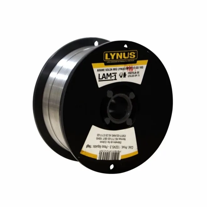 Rolo de Arame para Solda MIG Sem Gás 0.8mm Lynus LAM-1 1Kg
