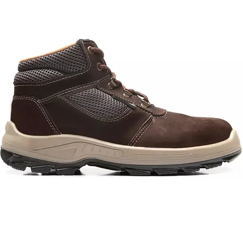 Bota de Segurança Denver Pro Bracol 4031DENN4400LL Marrom Café Em Vaqueta Nobuck Bico de Pvc CA  40872