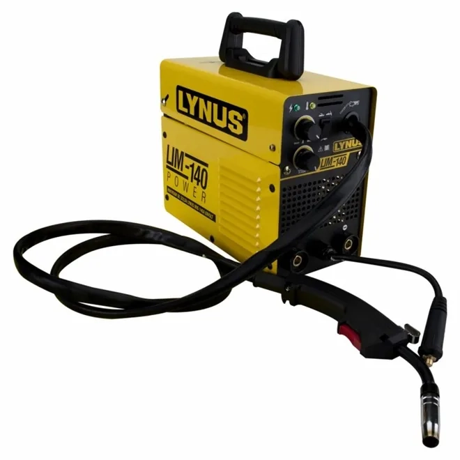 Máquina Inversora de Solda Multiprocessos MIG/ TIG/ MMA 140A Bivolt Lynus Power LIM-140