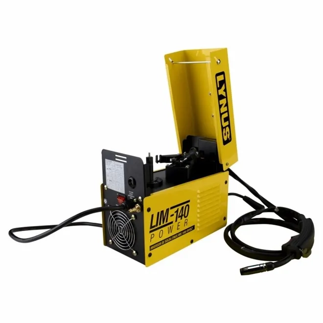 Máquina Inversora de Solda Multiprocessos MIG/ TIG/ MMA 140A Bivolt Lynus Power LIM-140