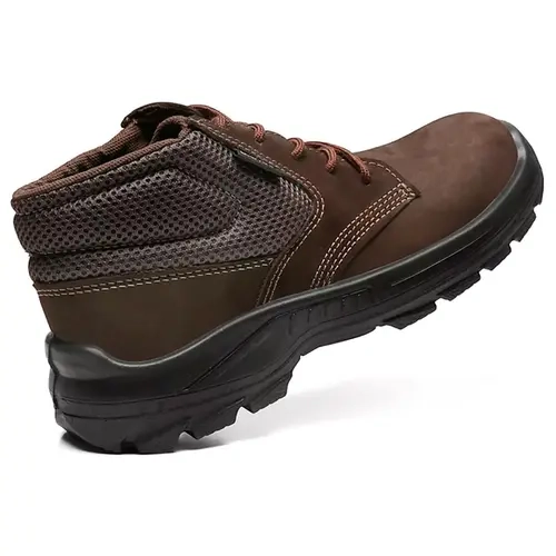 Bota em Couro Nobuck Com Cadarço Bracol Dubai BAE 4031BAEN4600EL NR10 Eletricista Bico PVC CA 48383