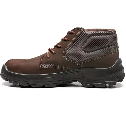 Bota em Couro Nobuck Com Cadarço Bracol Dubai BAE 4031BAEN4600EL NR10 Eletricista Bico PVC CA 48383