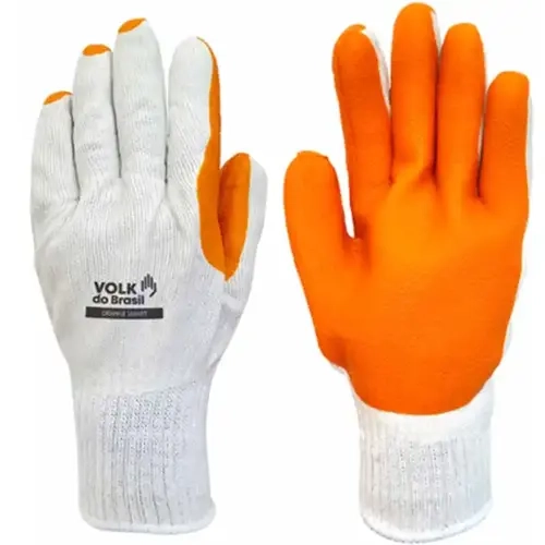 Luva de Segurança Orange Smart Volk com Resistência Mecânica e Térmica 250° CA 46816