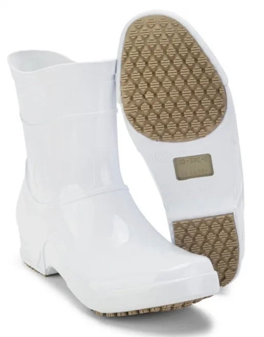 Bota Ocupacional Boot Sticky Shoes Solado em Borracha vulcanizada Antiderrapante Branca CA 46069