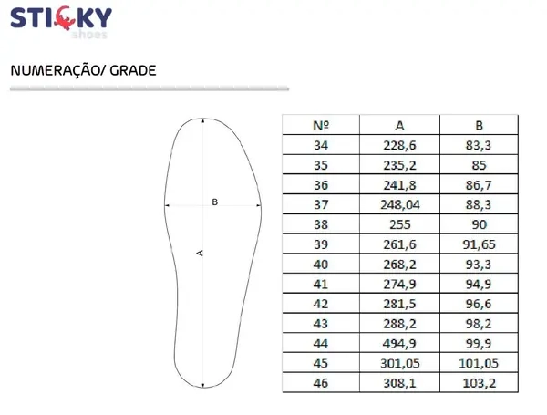 Bota Ocupacional Boot Stick Shoes Solado em Borracha vulcanizada Antiderrapante Preta CA 46069
