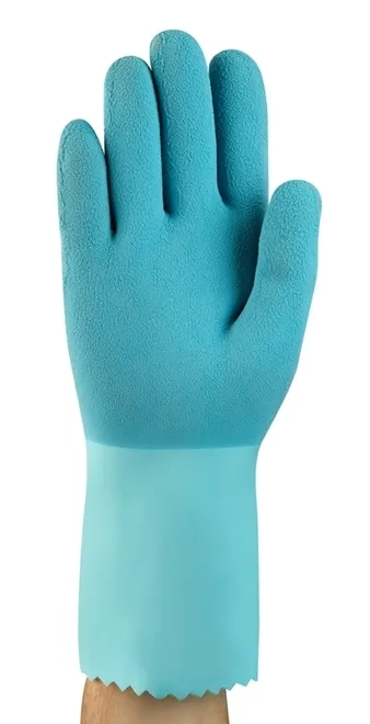 Luva Ansell 62-400 Em Látex Para Trabalhos Pesados 100% Impermável, Térmica Quente e Frio CA 43067