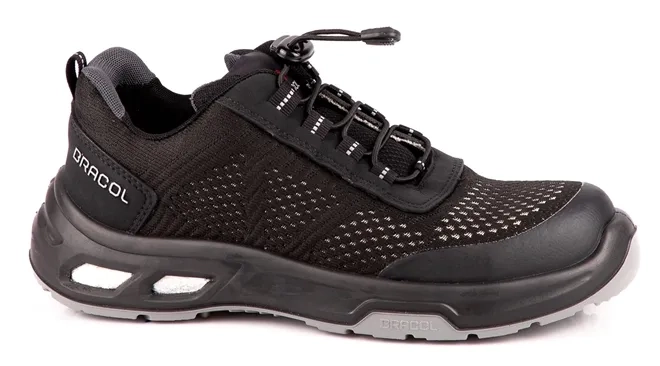Sapato de Segurança em Tecido hidrofugado 3023BTHT1700EL BTHT Detroit Eco Eletricista Resistente a Água Solado Tridensidade Bico de Composite CA 48901