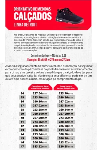 Sapato de Segurança em Microfibras hidrofugado 3023BTDM1700EL BTDM Detroit Eletricista Resistente a Água Solado Tridensidade Bico de Composite CA 48880