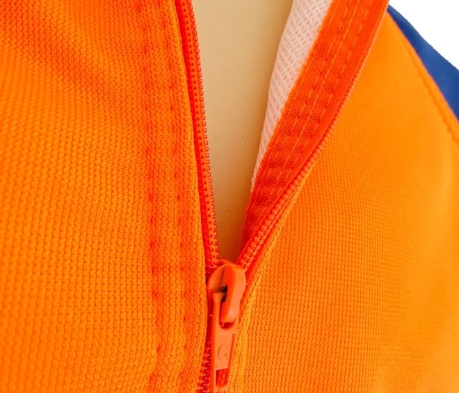 Camisa de Segurança Anticorte PRO1 Tecmater Para Operador de Motosserra Laranja e Azul  CA 40310