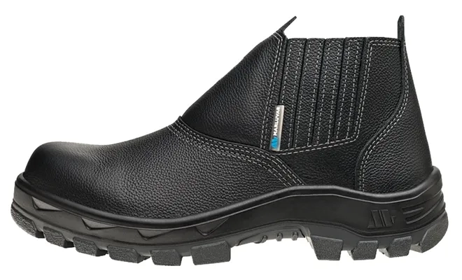 Bota de Segurança Marluvas 60B19V-E-C-PAD em Couro Hidrofugado com Bico de Composite Atende NR10 e Alta Temperatura Até 300º CA  40952