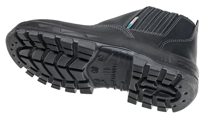 Bota de Segurança Marluvas 60B19V-E-C-PAD em Couro Hidrofugado com Bico de Composite Atende NR10 e Alta Temperatura Até 300º CA  40952