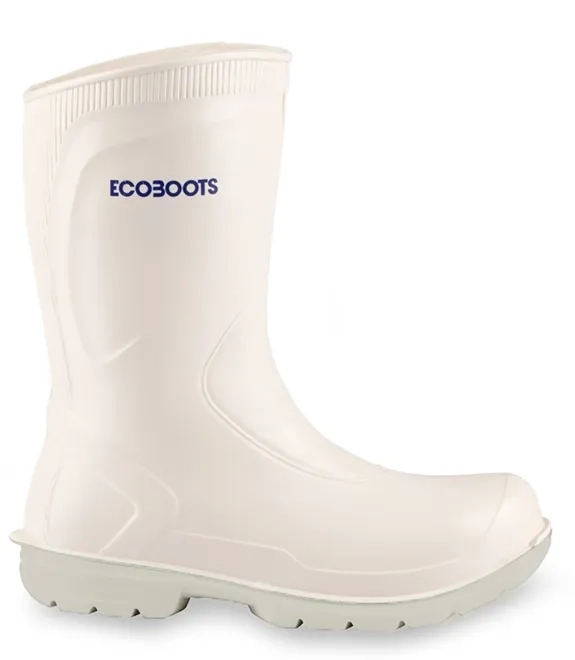 Bota de Pu Ecoboots Service Branco e Gelo Baixas Temperaturas, Antiderrapante e Ultra Resistente CA 38589