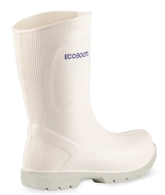 Bota de Pu Ecoboots Service Branco e Gelo Baixas Temperaturas, Antiderrapante e Ultra Resistente CA 38589
