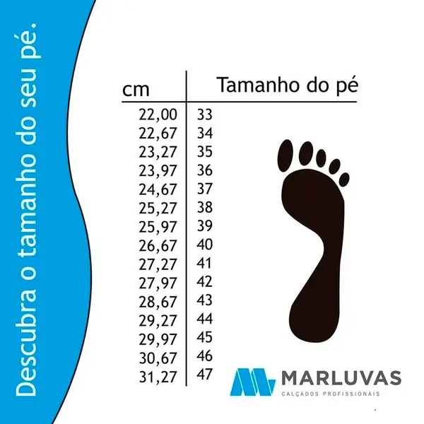 Tênis Ocupacional de Segurança EVA Flex Clean 103FCLEAN BR  Marluvas Branco Atende Norma 32 CA 48714