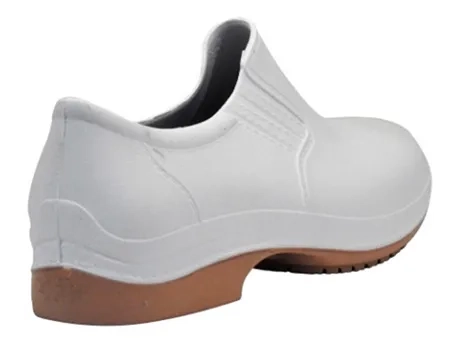 Calçado Ocupacional Poliuretano Cartom COB 101BR Antiderrapante e Bidensidade Branco CA 41773
