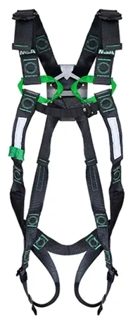 Cinturão Paraquedista 2 Pontos MSA V-Form BR Até 140 kg  Tamanho 2 CA 40504