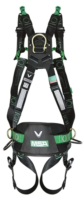 Cinturão Paraquedista 4 Pontos MSA V-Form Até 140 kg  Tamanho 2 CA 40505