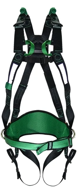 Cinturão Paraquedista 4 Pontos MSA V-Form Até 140 kg  Tamanho 2 CA 40505