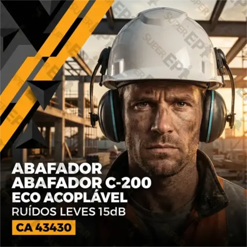 Abafador de Ruídos C-200 ECO SOFT SLIM 15DB Camper Acoplável aos Capacetes Avant CA 43430