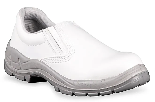 Sapato de Segurança em Elástico Bracol 4011BSEM1600LL em Microfibra Branco Bico de  Composite CA 30112