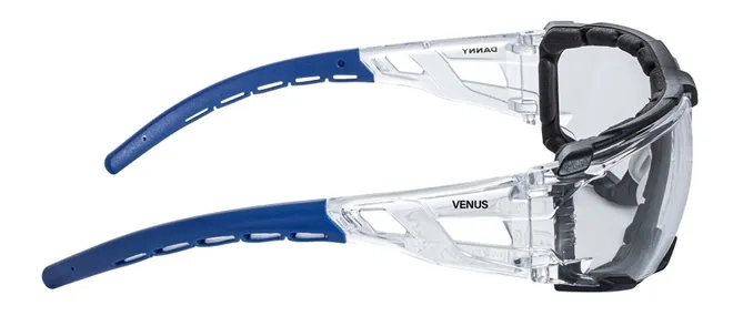 Óculos de Proteção Danny Vicsa Venus Lente Incolor Acompanha Elástico Antiembaçante DA-14.250 CA 48168