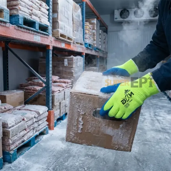 Luva de Segurança Palma em Banho Latex MCR Safety NXG® Resistente a Corte, Abrasão, Alta  Temperatura até 260ºC e Baixa  -25ºC CA 41109
