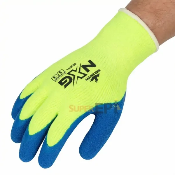 Luva de Segurança Palma em Banho Latex MCR Safety NXG® Resistente a Corte, Abrasão, Alta  Temperatura até 260ºC e Baixa  -25ºC CA 41109