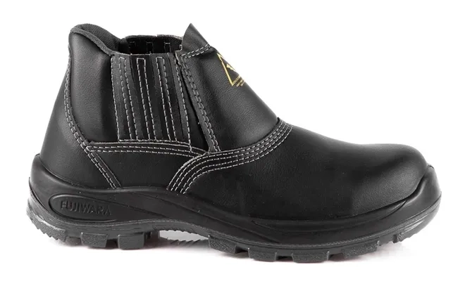 Bota de Segurança Fujiwara Microfibra Hidrofugada NR10 Eletricista e Bico de Composite CA 43168
