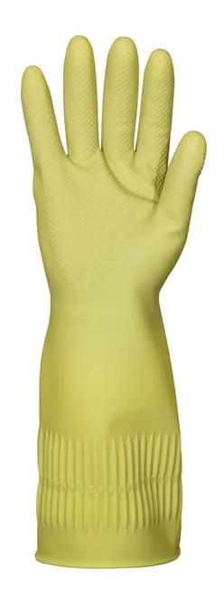 Luva de Segurança Maiorca Kalipso em Latex  Natural Punho Longo com Virola CA 45045